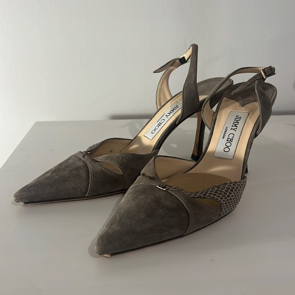 Jimmy Choo Shoes - Brown/Grey Jimmy Choo Pumps